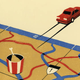 Illustration for article titled The Great Fried Chicken Triangle